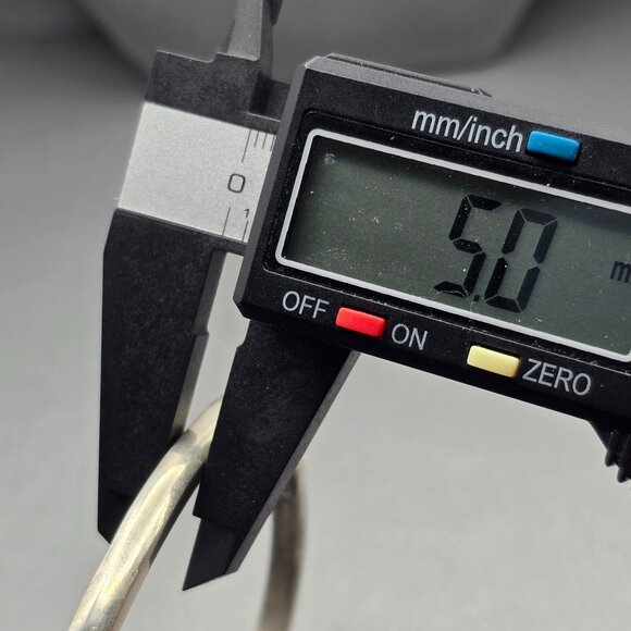 Taxco Sterling Silver Red Coral Inlay Bracelet Hinged Bangle 7" Modernist VTG - Picture 10 of 12